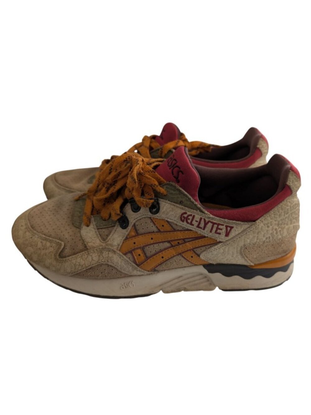 Asics Gel-Lyte V 5 Workwear Pack Sand Suede Sneakers Mens Size 10.5 Gorpcore